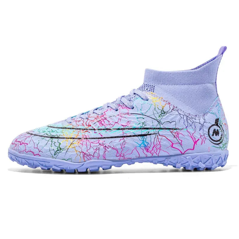 High Top Soccer Shoes TF Broken Nails Artificial Turf - Bellarte Enchanté High Top Soccer Shoes TF Broken Nails Artificial Turf
